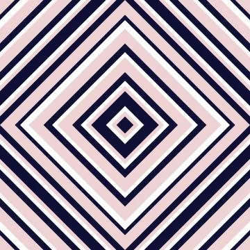 Pink and Navy Argyle Diagonal Stripes seamless pattern background Stock Illustration