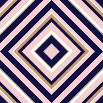 Pink and Navy Argyle Diagonal Stripes seamless pattern background Stock Illustration