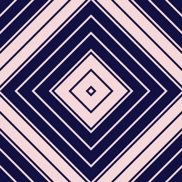 Pink and Navy Argyle Diagonal Stripes seamless pattern background Illustrazione stock