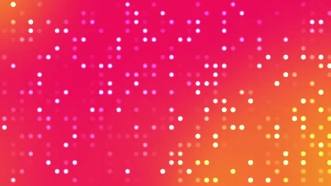 Pink and orange gradient background with small white dots Stock Footage 293683640
