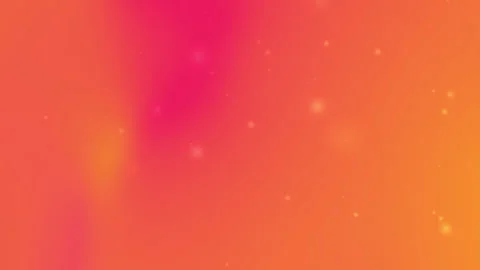 Pink and orange gradient background has tiny bright specks Stock Footage 297696519