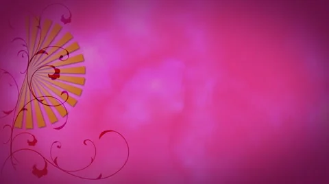 Pink and Orange Scrolls 1080  background Stock Footage 50642269