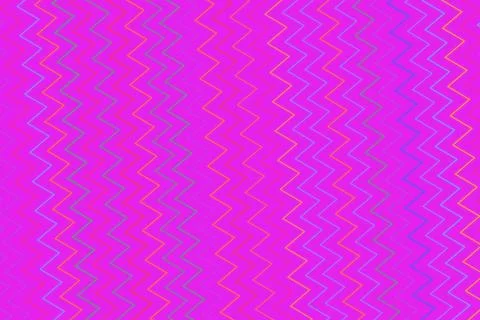 Pink and purple abstract pattern with colorful zigzag lines Illustrazione stock