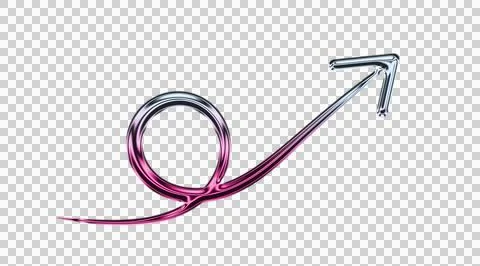 Pink and purple concentric waves with white spiral and geometric shapes Stock Illustration
