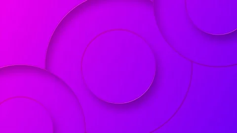 Pink and purple gradient 3D circular pattern background Stock Footage 204727778