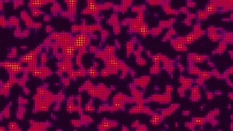 Pink and Purple Gradient Round Mosaic Halftone Fractal Motion Background Stock Footage 320852652