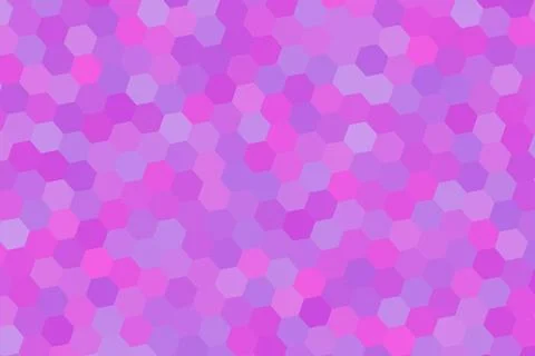Pink and purple hexagon pattern with soft gradient colors Stock Illustration