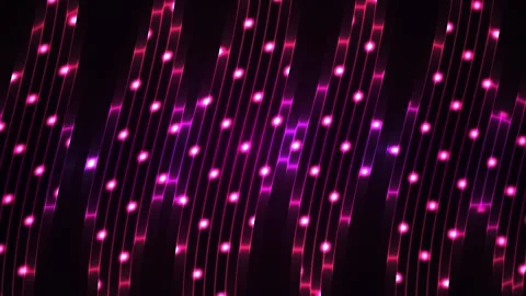 Pink and purple LED lights display. Stock Footage 340039983