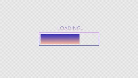 Pink and purple loading bar animation wi... | Stock Video | Pond5