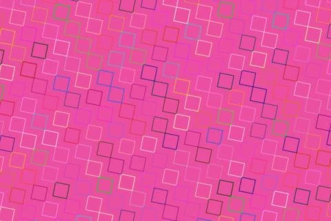 Pink and purple pixelated pattern with square shapes Stock Illustration