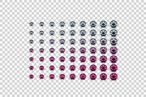 Pink and purple spiral pattern seamless texture background transparent Stock Illustration