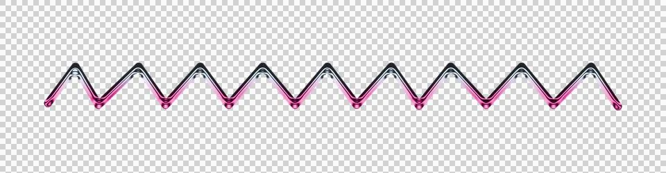 Pink and purple zigzag pattern background transparent background Stock Illustration
