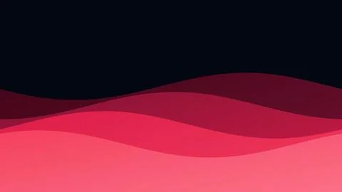 Pink and Red Abstract Wave Background Stock Illustration