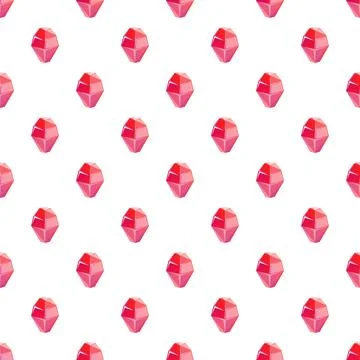 Pink and red gemstone pattern for luxury design Stock Illustration