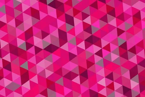 Pink and red geometric cubes pattern with 3d effect Stock Illustration