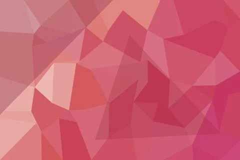 Pink and red geometric pattern with polygons and triangles Stock Photos
