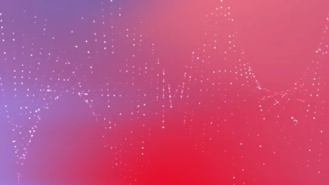 Pink and red gradient background with white dots suitable for Valentines Stock Footage 302891570