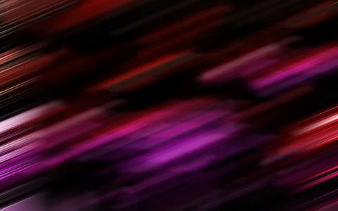 Pink and red motion blur floating abstract on black background イラスト素材