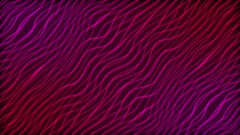 Pink and red wave lines animation. Seamless looping background in 4k resolution. Stock Footage 280119313