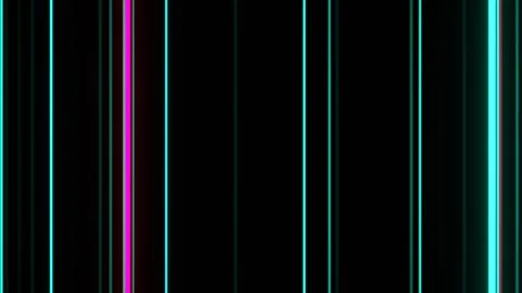 Pink and Turquoise Motion in the Dark Through Flashing Lines Background VJ L Stock Footage 344100209