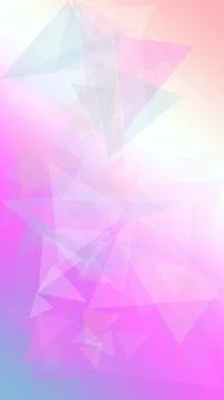 Pink and violet polygon triangles overlap to form a luminous abstract backg.. Stock Illustration