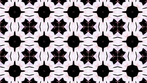 Pink and White Abstract Patterns Loop Stock Footage 117117743