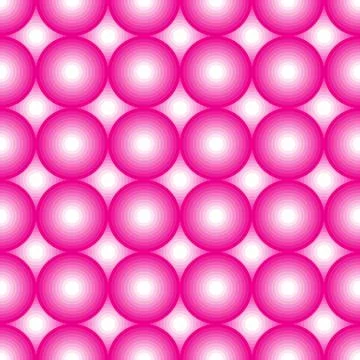 Pink and white circles Stock Illustration