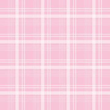 Pink and White Plaid Pattern Background Stock Illustration