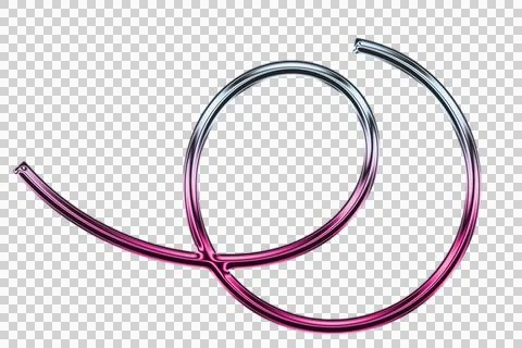 Pink and white spiral pattern on dark gradient background with white border Stock Illustration