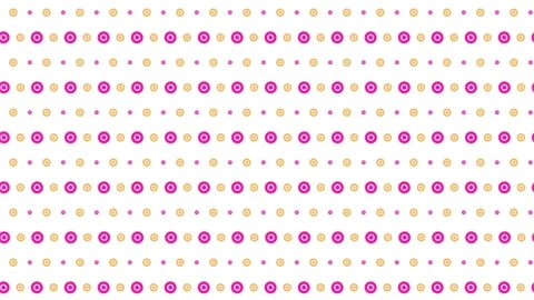Pink and Yellow Circle Motion Graphic Background Stock Footage 247400876