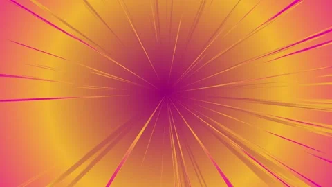 Pink and yellow comic book style abstract speed lines motion background loop. Stock Footage 322087232