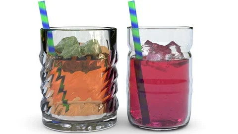 Pink and yellow lemonade Stock Footage 317181739