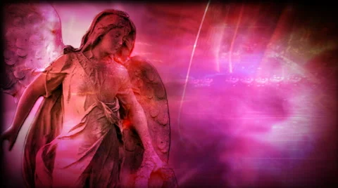 Pink Angel 1080  background Stock Footage 50691209