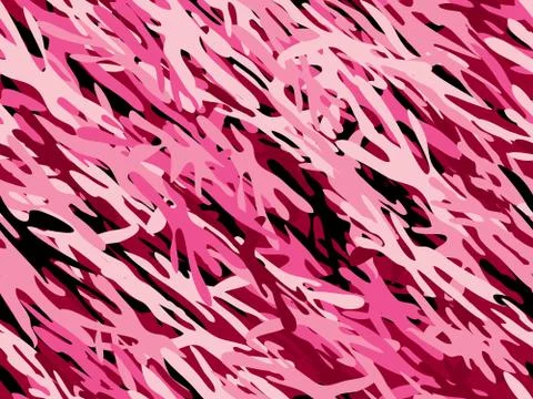 Pink Angular Camouflage Seamless Pattern Stock Illustration