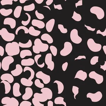 Pink Animal Leopard Gradient Seamless Pattern Design イラスト素材