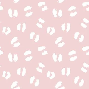 Pink Animal Leopard Seamless Pattern Background イラスト素材