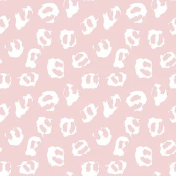 Pink Animal Leopard Seamless Pattern Background 스톡 일러스트