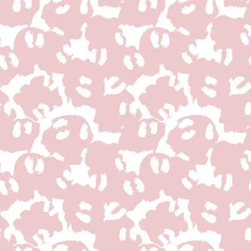 Pink Animal Leopard Seamless Pattern Background 스톡 일러스트