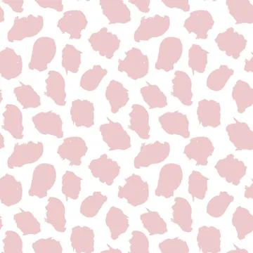 Pink Animal Leopard Seamless Pattern Background 스톡 일러스트