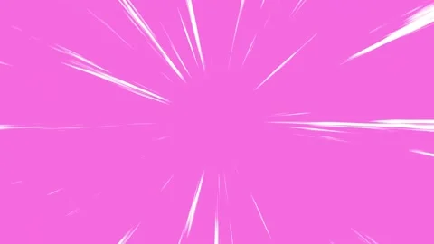 Pink Anime Speed Lines Background Animation for Manga and Action FX 스톡 동영상 312357019