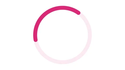 Pink Arc Loading Screen Loop Video stock 341362603