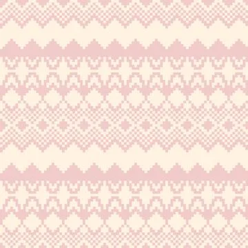 Pink Argyle Chevron Knitting Grid seamless pattern design イラスト素材