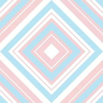 Pink Argyle Diagonal Stripes seamless pattern background Illustrazione stock