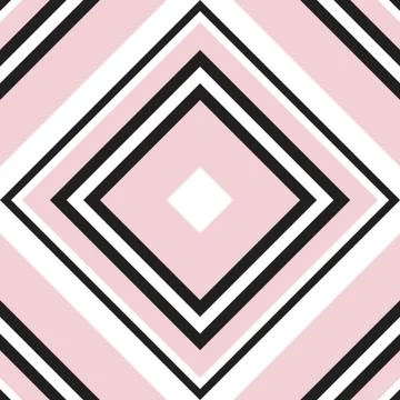 Pink Argyle Diagonal Stripes seamless pattern background 스톡 일러스트