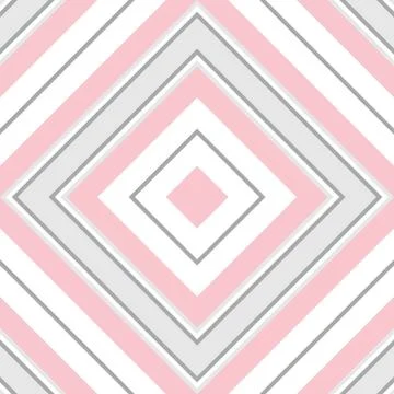 Pink Argyle Diagonal Stripes seamless pattern background Stock Illustration