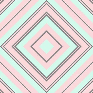 Pink Argyle Diagonal Stripes seamless pattern background Stock Illustration