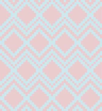 Pink Argyle Seamless Pattern Background 스톡 일러스트