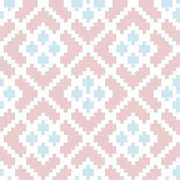 Pink Argyle Seamless Pattern Background 스톡 일러스트