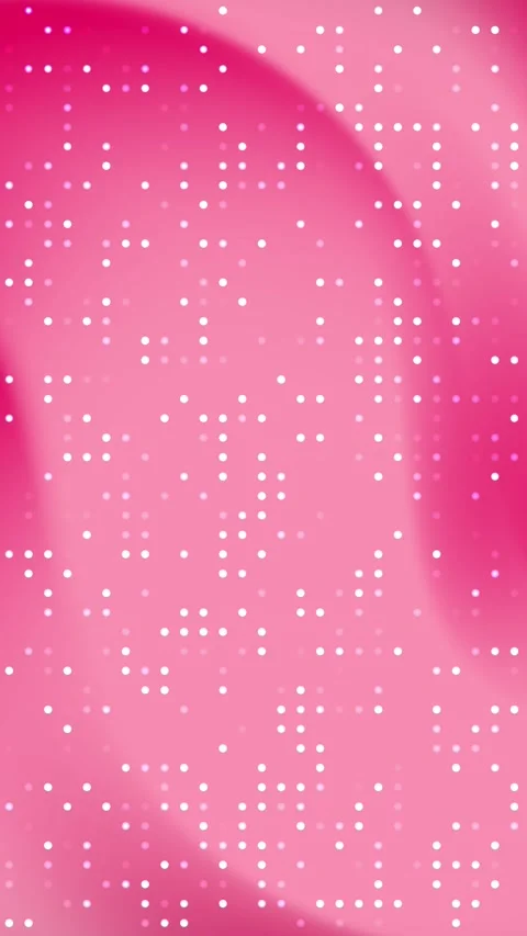 Pink backdrop with glowing dot elements Vídeo Stock 336159231