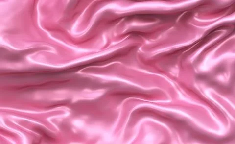 Pink background, 3d background with imitation fabric. Stock Illustration